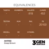 AK 3Gen (Deep Brown - Intense) - základní barva, sytě hnědá