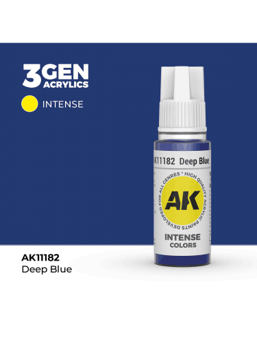 AK 3Gen (Deep Blue - Intense) - základní barva, sytě modrá