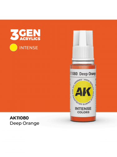 AK 3Gen (Deep Orange - Intense) - základní barva, sytě oranžová