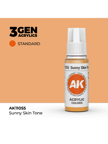 AK 3Gen (Sunny Skin Tone - Acrylic) - základní barva, teplý odstín pleti