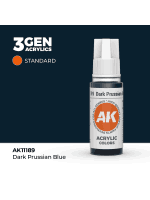 AK 3Gen (Dark Prussian Blue - Acrylic) - základní barva, tmavě pruská modrá