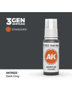 AK 3Gen (Dark Grey- Acrylic) - základní barva, tmavě šedá