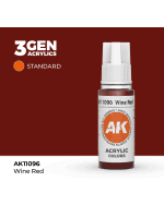 AK 3Gen (Wine Red - Acrylic) - základní barva, vínová červená