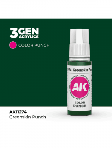 AK 3Gen (Greenskin Punch - Punch) - základní barva, zelená kůže