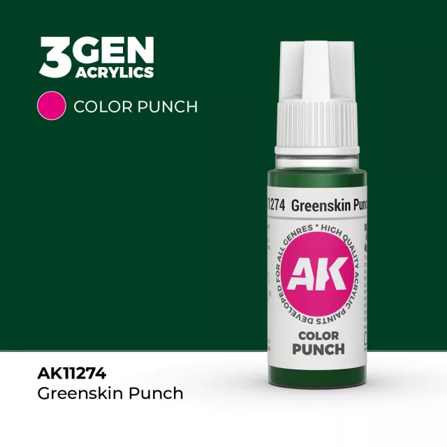 AK 3Gen (Greenskin Punch - Punch) - základní barva, zelená kůže