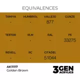AK 3Gen (Golden Brown - Acrylic) - základní barva, zlato-hnědá