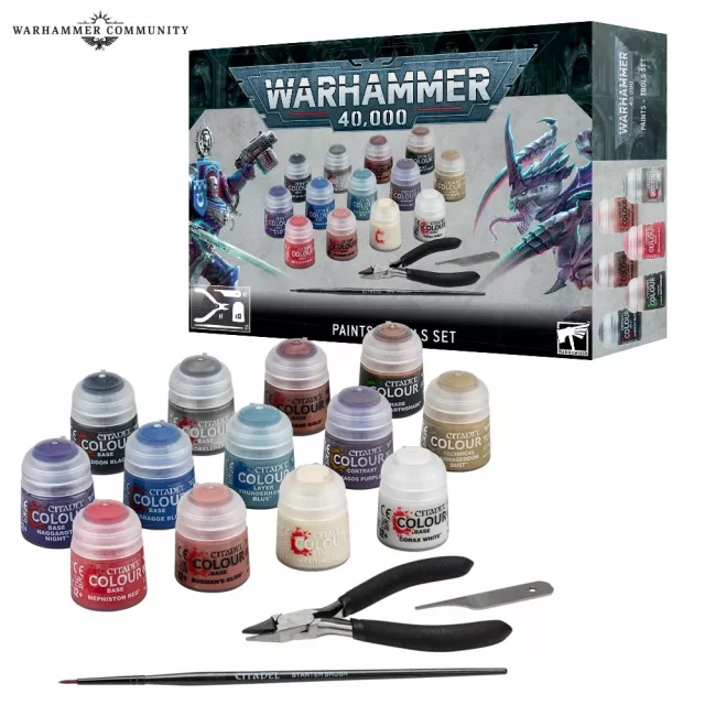 Warhammer 40,000: Paints + Tools Set (2023)