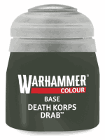 Základní barva Warhammer Colour Base (Death Korps Drab) - zelená