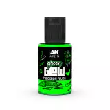 Krycí barva AK - Green Glow Precision Fluor (zelená)