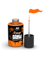 Krycí barva AK - Orange Glow Precision Fluor (oranžová)