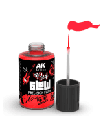 Krycí barva AK - Red Glow Precision Fluor (červená)