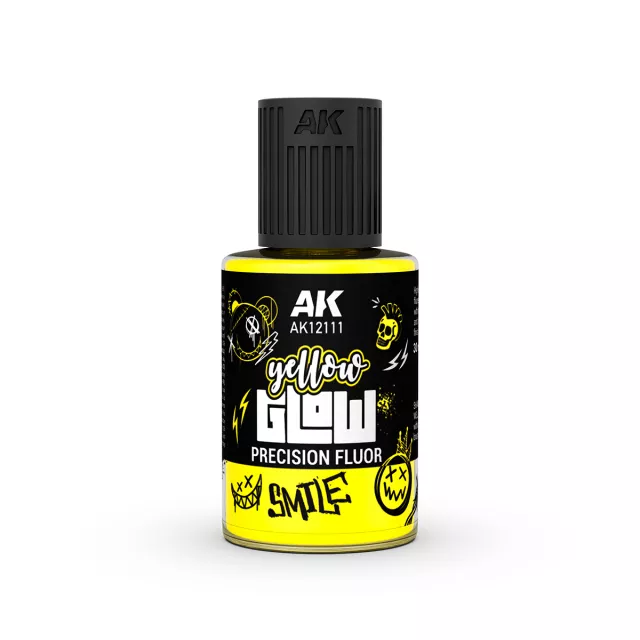 Krycí barva AK - Yellow Glow Precision Fluor (žlutá)