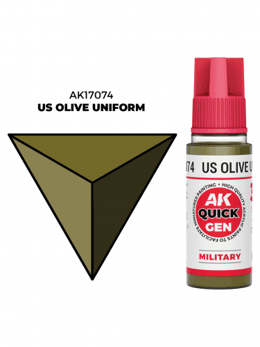 AK Quick Gen (US Olive Uniform) - kontrastní barva, americká uniformní olivová