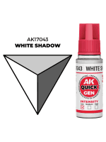 AK Quick Gen (White Shadow) - kontrastní barva, bílý stín