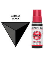 AK Quick Gen (Black) - kontrastní barva, černá