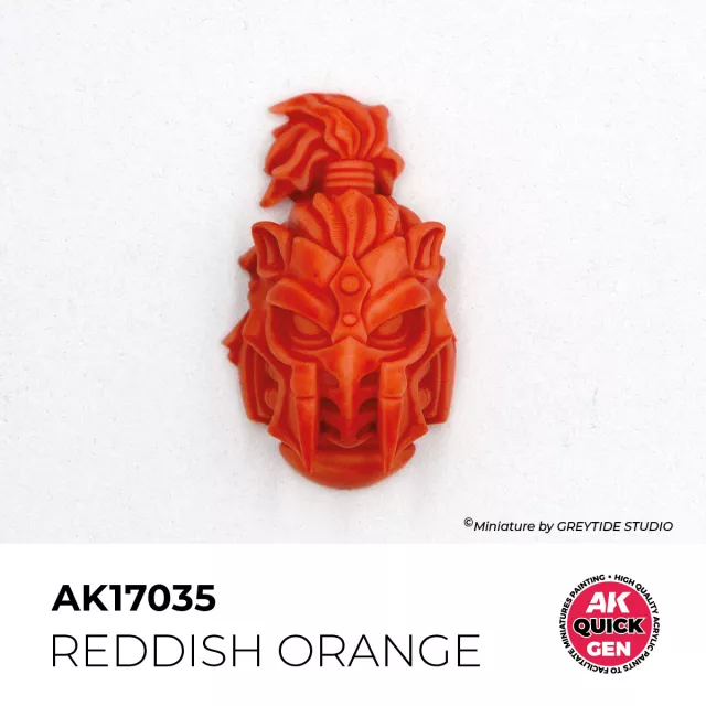 AK Quick Gen (Reddish Orange) - kontrastní barva, červeno-oranžová