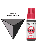AK Quick Gen (Soft Black) - kontrastní barva, jemně černá