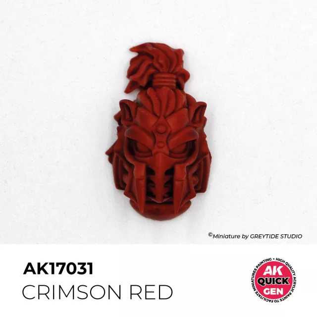 AK Quick Gen (Crimson Red) - kontrastní barva, karmínově červená