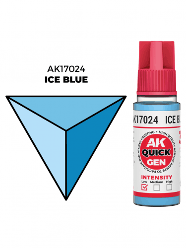 AK Quick Gen (Ice Blue) - kontrastní barva, ledově modrá