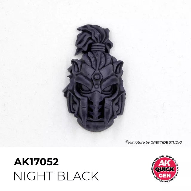 AK Quick Gen (Night Black) - kontrastní barva, noční černá