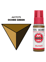 AK Quick Gen (Ochre Green) - kontrastní barva, okrově zelená