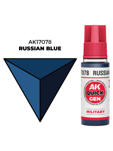 AK Quick Gen (Russian Blue) - kontrastní barva, ruská modrá