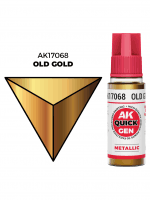 AK Quick Gen (Old Gold) - kontrastní barva, staré zlato