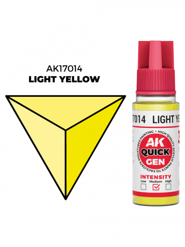 AK Quick Gen (Light Yellow) - kontrastní barva, světle žlutá