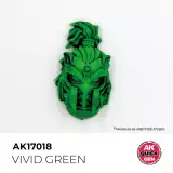 AK Quick Gen (Vivid Green) - kontrastní barva, sytě zelená