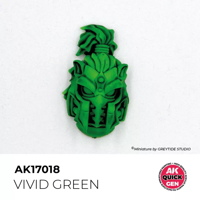 AK Quick Gen (Vivid Green) - kontrastní barva, sytě zelená