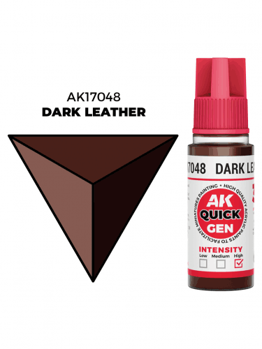 AK Quick Gen (Dark Leather) - kontrastní barva, tmavá kůže