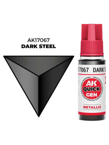 AK Quick Gen (Dark Steel) - kontrastní barva, tmavá ocel
