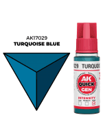 AK Quick Gen (Turquoise Blue) - kontrastní barva, tyrkysově modrá
