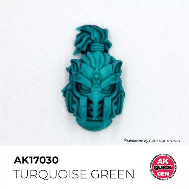 AK Quick Gen (Turquoise Green) - kontrastní barva, tyrkysově zelená