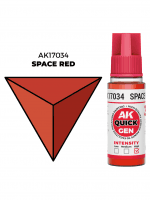 AK Quick Gen (Space Red) - kontrastní barva, vesmírně červená