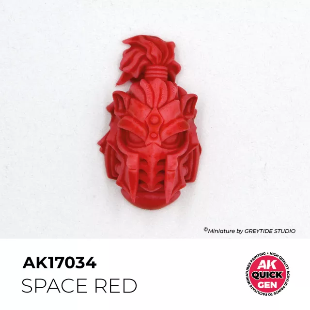 AK Quick Gen (Space Red) - kontrastní barva, vesmírně červená