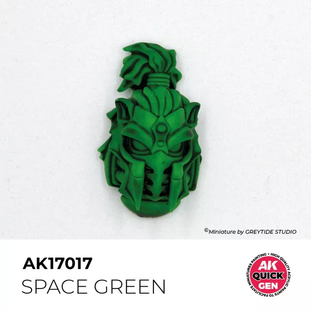 AK Quick Gen (Space Green) - kontrastní barva, vesmírně zelená