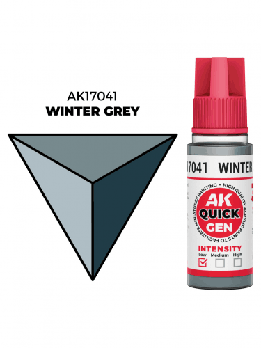 AK Quick Gen (Winter Grey) - kontrastní barva, zimní šedá