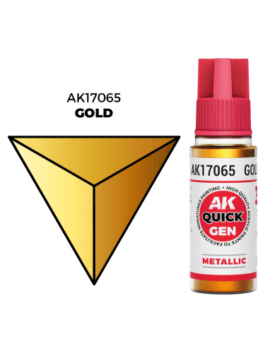 AK Quick Gen (Gold) - kontrastní barva, zlatá