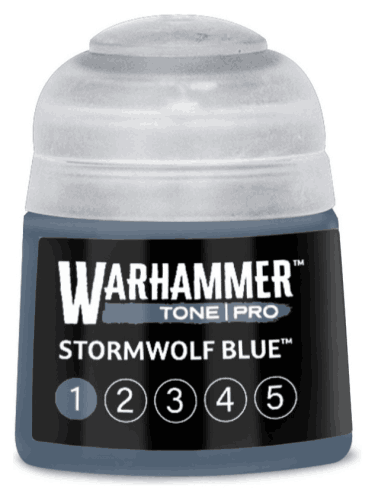 Základní barva Warhammer Tone Pro (Stormwolf Blue 1) - bledě modrá