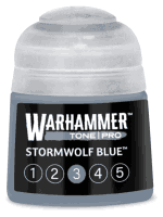 Základní barva Warhammer Tone Pro (Stormwolf Blue 3) - bledě modrá