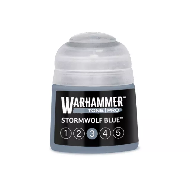 Základní barva Warhammer Tone Pro (Stormwolf Blue 3) - bledě modrá - Warhammer Colour