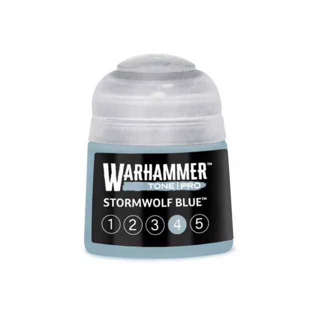 Základní barva Warhammer Tone Pro (Stormwolf Blue 4) - bledě modrá - Warhammer Colour