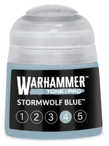 Základní barva Warhammer Tone Pro (Stormwolf Blue 4) - bledě modrá