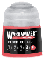 Základní barva Warhammer Tone Pro (Bloodtoof Red 5) - červená