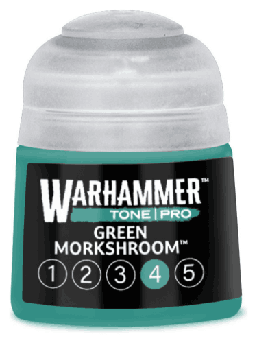 Základní barva Warhammer Tone Pro (Green Morkshroom 4) - mentolově zelená