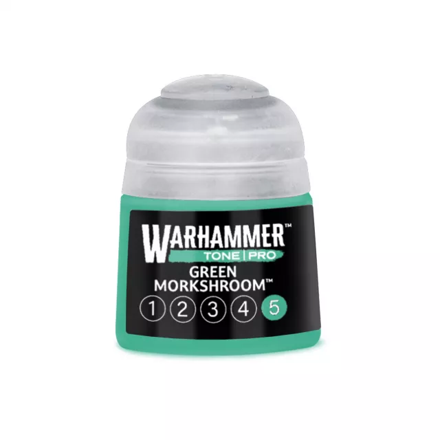 Základní barva Warhammer Tone Pro (Green Morkshroom 5) - mentolově zelená - Warhammer Colour