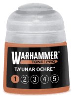 Základní barva Warhammer Tone Pro (Ta'unar Ochre 1) - oranžová