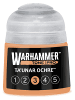 Základní barva Warhammer Tone Pro (Ta'unar Ochre 3) - oranžová
