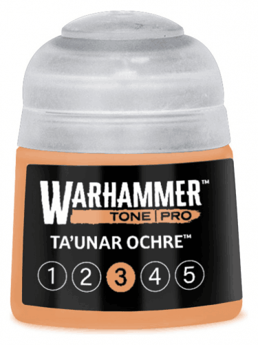 Základní barva Warhammer Tone Pro (Ta'unar Ochre 3) - oranžová